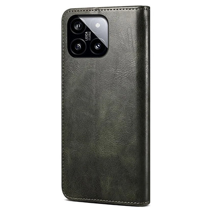 For Xiaomi 14 Case Anti-Scratch Phone Cover Stand Wallet PU Leather Phone Shell