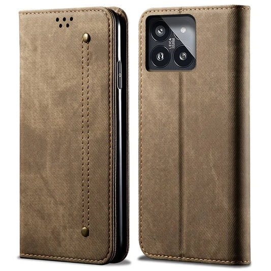 For Xiaomi 14 Case PU Leather Shell Flip Stand Wallet Cell Phone Cover