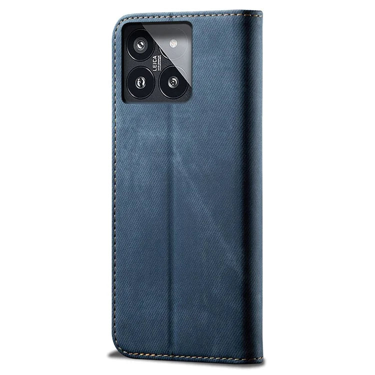 For Xiaomi 14 Case PU Leather Shell Flip Stand Wallet Cell Phone Cover