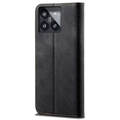 For Xiaomi 14 Case PU Leather Shell Flip Stand Wallet Cell Phone Cover