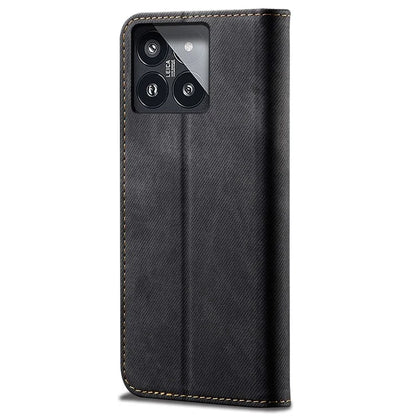 For Xiaomi 14 Pro PU Leather Shell Flip Phone Case Stand Wallet Cell Phone Cover