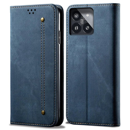 For Xiaomi 14 Pro PU Leather Shell Flip Phone Case Stand Wallet Cell Phone Cover