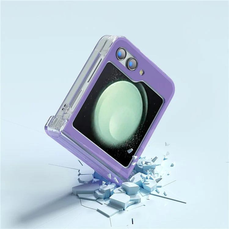 For Samsung Galaxy Z Flip5 5G Case Pattern Printing PC Phone Cover with Hinge Protection