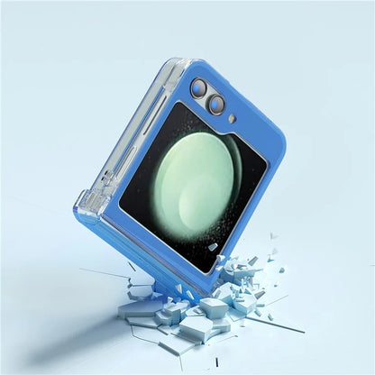 For Samsung Galaxy Z Flip5 5G Case Pattern Printing PC Phone Cover with Hinge Protection