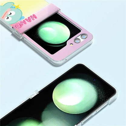 For Samsung Galaxy Z Flip5 5G Case Pattern Printing PC Phone Cover with Hinge Protection