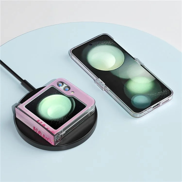 For Samsung Galaxy Z Flip5 5G Case Pattern Printing PC Phone Cover with Hinge Protection