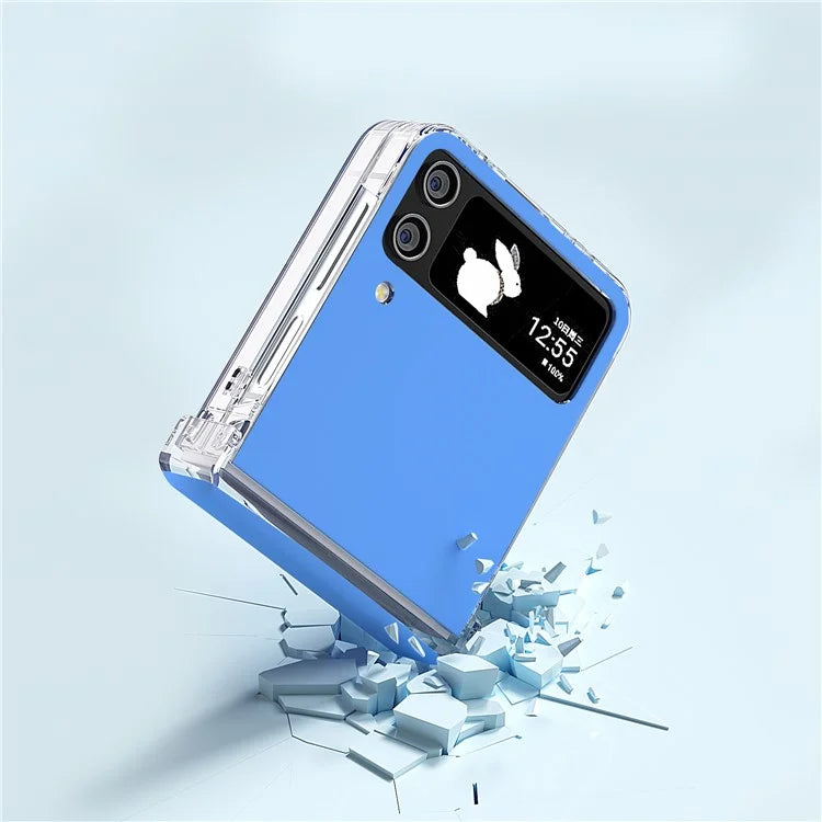 For Samsung Galaxy Z Flip4 5G PC Case Hinge Protection Pattern Printing Phone Cover
