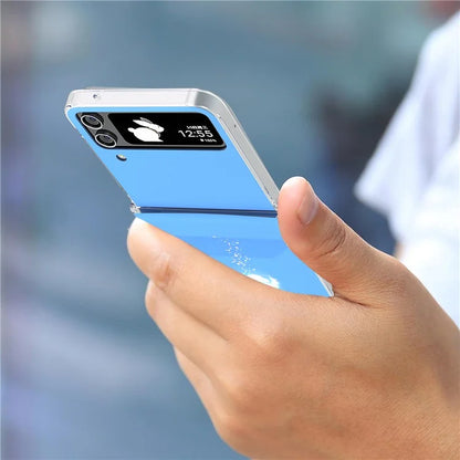 For Samsung Galaxy Z Flip4 5G PC Case Hinge Protection Pattern Printing Phone Cover