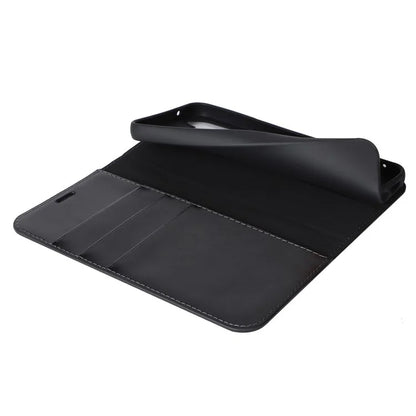 For Samsung Galaxy S23 FE Case Crazy Horse Texture Genuine Split Leather Phone Cover with Stand and Wallet