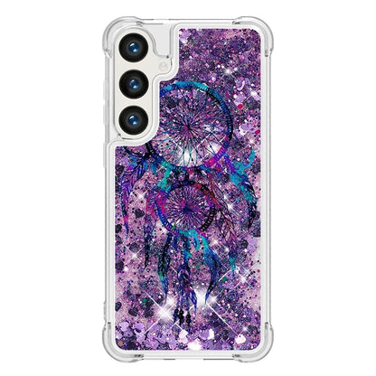 YB Quicksand Series-2 for Samsung Galaxy S24+ Case Liquid Glitter Pattern TPU Cover