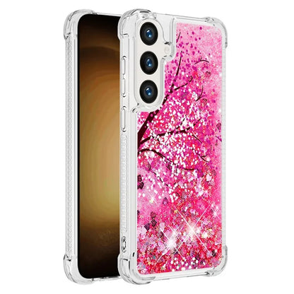 YB Quicksand Series-2 for Samsung Galaxy S24+ Case Liquid Glitter Pattern TPU Cover