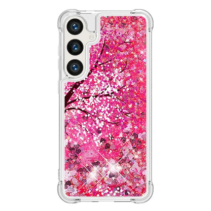 YB Quicksand Series-2 for Samsung Galaxy S24+ Case Liquid Glitter Pattern TPU Cover