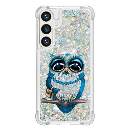 YB Quicksand Series-2 for Samsung Galaxy S24+ Case Liquid Glitter Pattern TPU Cover