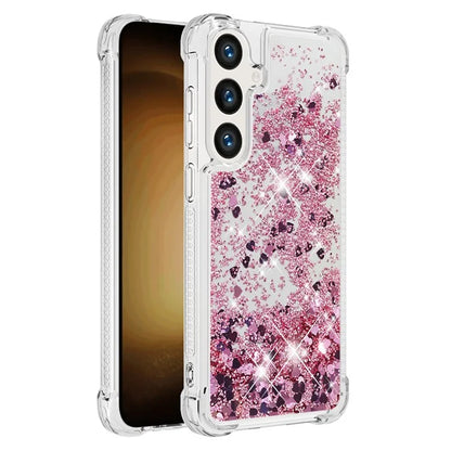 YB Quicksand Series-1 for Samsung Galaxy S24 Case Liquid Glitter Sequins TPU Cover