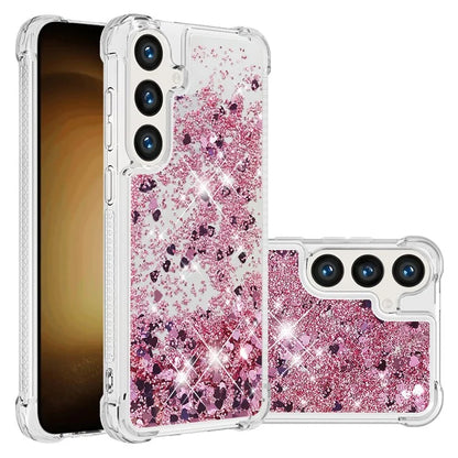 YB Quicksand Series-1 for Samsung Galaxy S24 Case Liquid Glitter Sequins TPU Cover