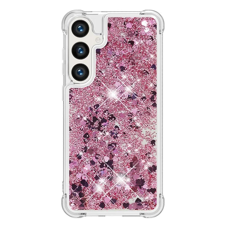 YB Quicksand Series-1 for Samsung Galaxy S24 Case Liquid Glitter Sequins TPU Cover