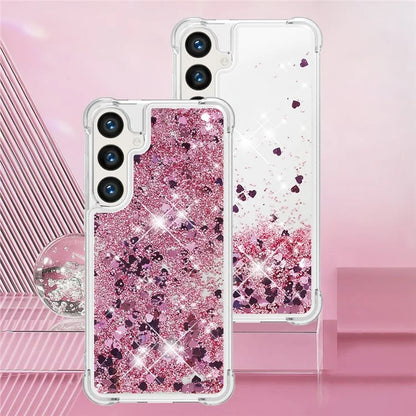 YB Quicksand Series-1 for Samsung Galaxy S24 Case Liquid Glitter Sequins TPU Cover