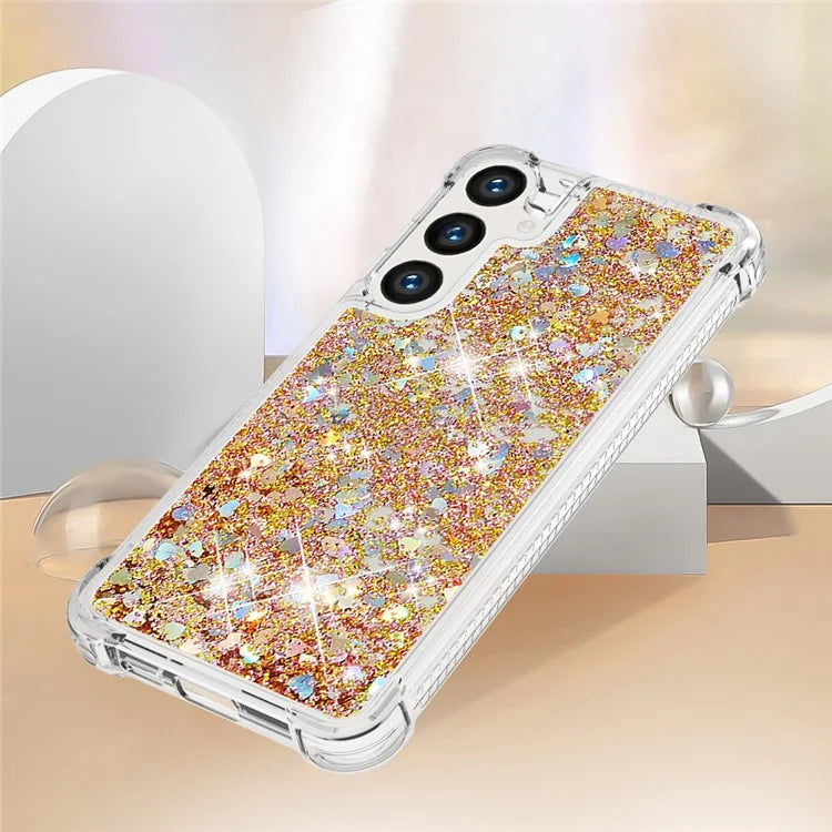 YB Quicksand Series-1 for Samsung Galaxy S24 Case Liquid Glitter Sequins TPU Cover