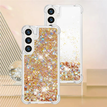 YB Quicksand Series-1 for Samsung Galaxy S24 Case Liquid Glitter Sequins TPU Cover