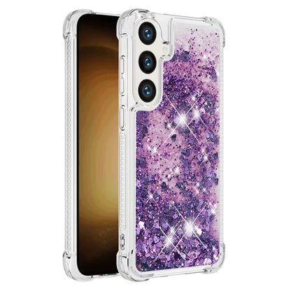 YB Quicksand Series-1 for Samsung Galaxy S24 Case Liquid Glitter Sequins TPU Cover
