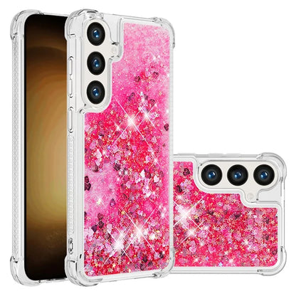 YB Quicksand Series-1 for Samsung Galaxy S24 Case Liquid Glitter Sequins TPU Cover