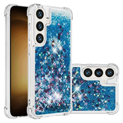 YB Quicksand Series-1 for Samsung Galaxy S24 Case Liquid Glitter Sequins TPU Cover