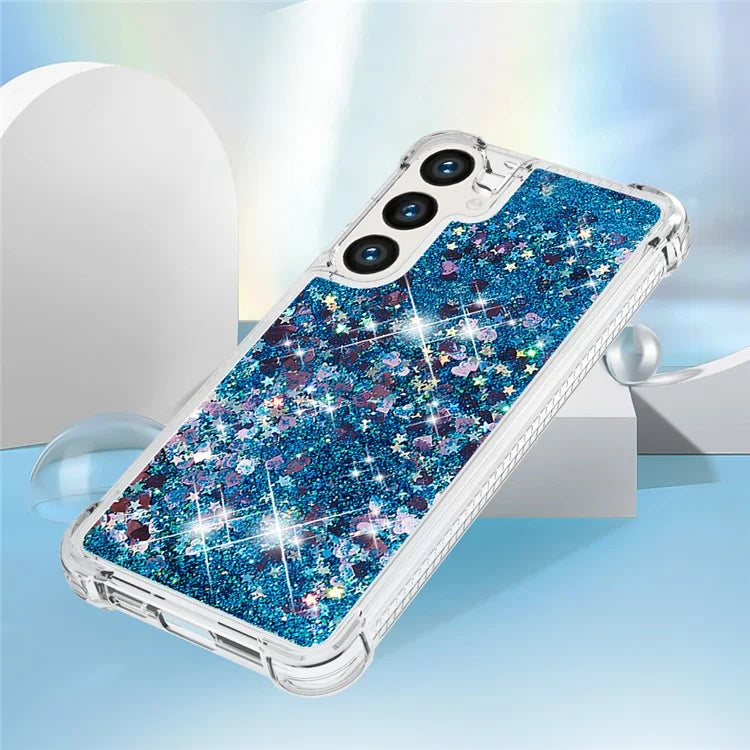 YB Quicksand Series-1 for Samsung Galaxy S24 Case Liquid Glitter Sequins TPU Cover