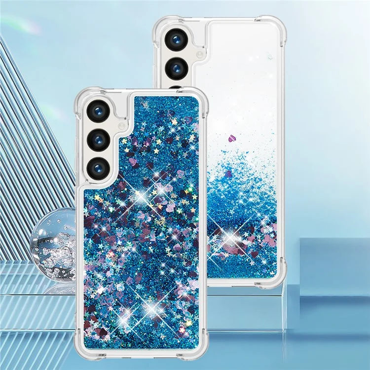 YB Quicksand Series-1 for Samsung Galaxy S24 Case Liquid Glitter Sequins TPU Cover