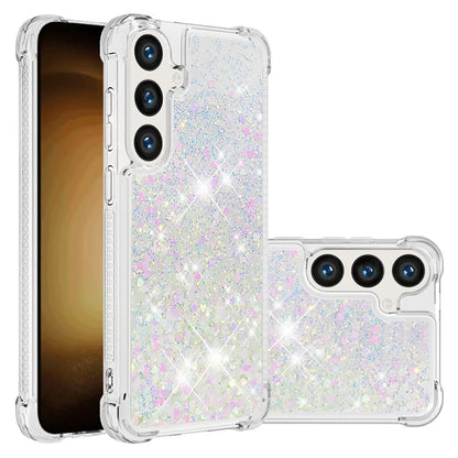 YB Quicksand Series-1 for Samsung Galaxy S24 Case Liquid Glitter Sequins TPU Cover