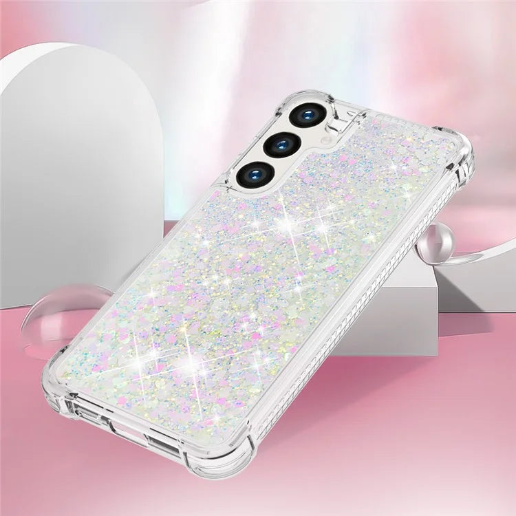 YB Quicksand Series-1 for Samsung Galaxy S24 Case Liquid Glitter Sequins TPU Cover
