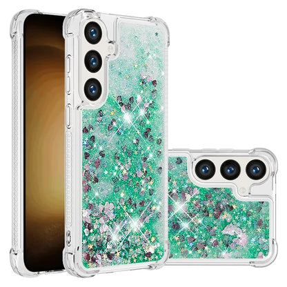 YB Quicksand Series-1 for Samsung Galaxy S24 Case Liquid Glitter Sequins TPU Cover