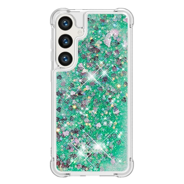 YB Quicksand Series-1 for Samsung Galaxy S24 Case Liquid Glitter Sequins TPU Cover