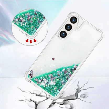 YB Quicksand Series-1 for Samsung Galaxy S24 Case Liquid Glitter Sequins TPU Cover