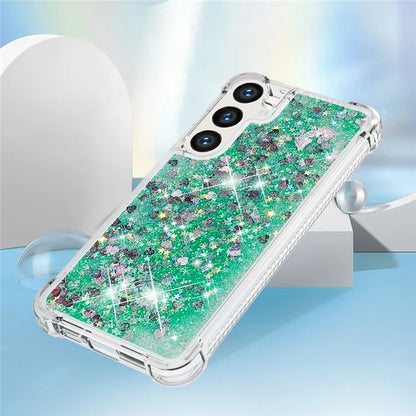 YB Quicksand Series-1 for Samsung Galaxy S24 Case Liquid Glitter Sequins TPU Cover
