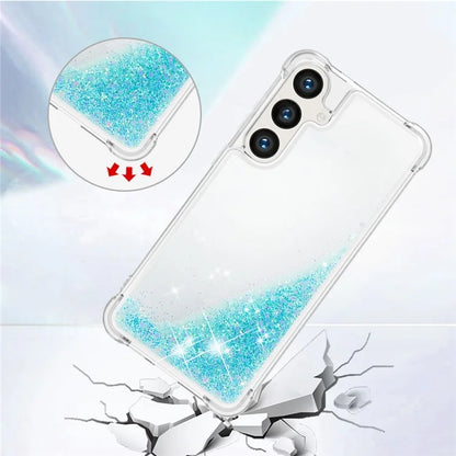 YB Quicksand Series-1 for Samsung Galaxy S24 Case Liquid Glitter Sequins TPU Cover