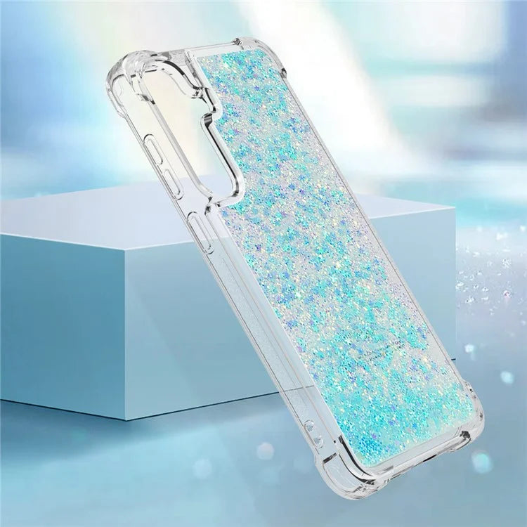 YB Quicksand Series-1 for Samsung Galaxy S24 Case Liquid Glitter Sequins TPU Cover