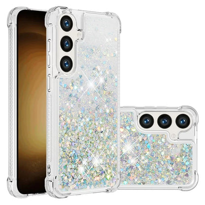 YB Quicksand Series-1 for Samsung Galaxy S24 Case Liquid Glitter Sequins TPU Cover