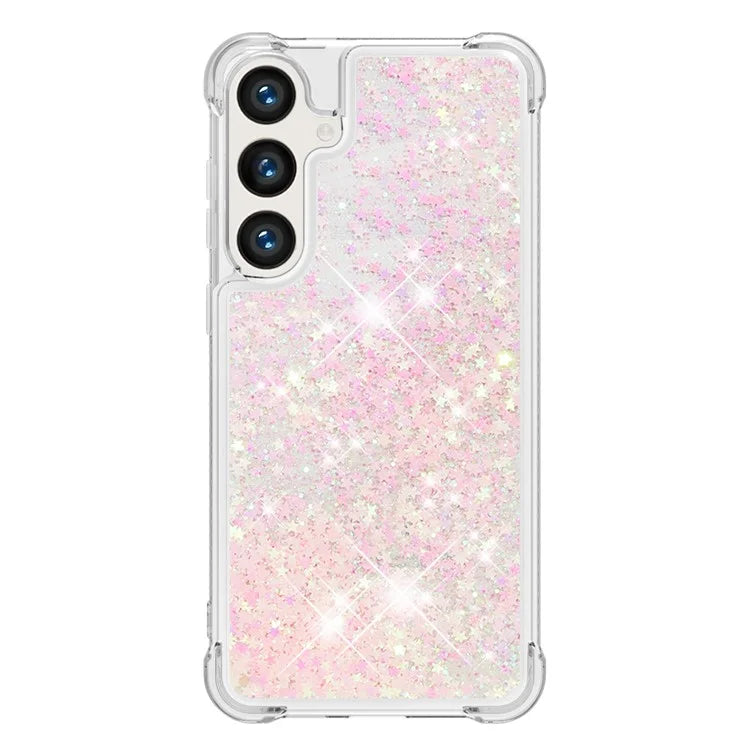 YB Quicksand Series-1 for Samsung Galaxy S24 Case Liquid Glitter Sequins TPU Cover