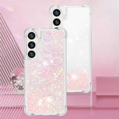 YB Quicksand Series-1 for Samsung Galaxy S24 Case Liquid Glitter Sequins TPU Cover