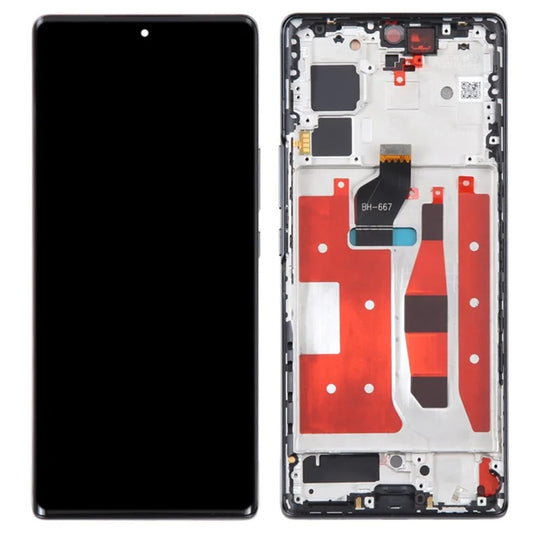 For Honor 70 5G FNE-AN00 FNE-NX9 OEM Grade S OLED Screen and Digitizer Assembly + Frame Repair Part (without Logo)