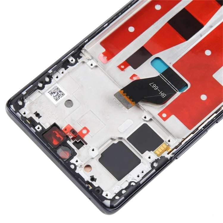 For Honor 70 5G FNE-AN00 FNE-NX9 OEM Grade S OLED Screen and Digitizer Assembly + Frame Repair Part (without Logo)