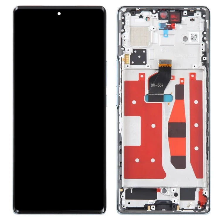 For Honor 70 5G FNE-AN00 FNE-NX9 OEM Grade S OLED Screen and Digitizer Assembly + Frame Repair Part (without Logo)