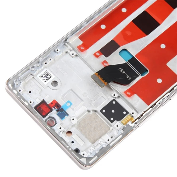 For Honor 70 5G FNE-AN00 FNE-NX9 OEM Grade S OLED Screen and Digitizer Assembly + Frame Repair Part (without Logo)