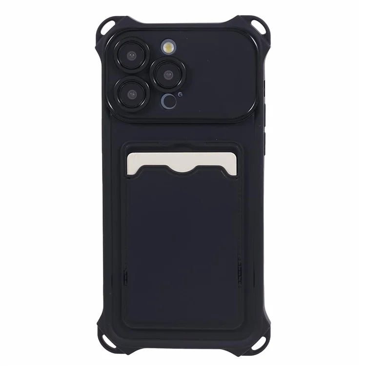 HRX Series for iPhone 14 Pro Max Case Soft TPU Phone Cover (Precise Cutout) with Card Holder