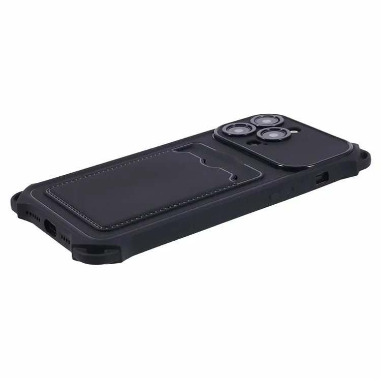 HRX Series for iPhone 14 Pro Max Case Soft TPU Phone Cover (Precise Cutout) with Card Holder