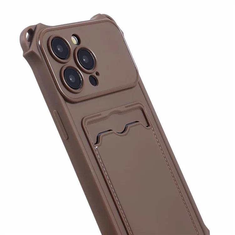 HRX Series for iPhone 14 Pro Max Case Soft TPU Phone Cover (Precise Cutout) with Card Holder