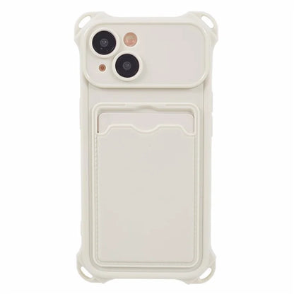HRX Series for iPhone 13 Case Anti-drop TPU Phone Cover with Card Slot (Precise Cutout)