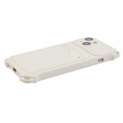 HRX Series for iPhone 13 Case Anti-drop TPU Phone Cover with Card Slot (Precise Cutout)