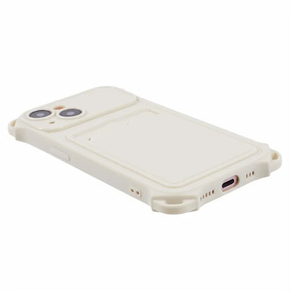 HRX Series for iPhone 13 Case Anti-drop TPU Phone Cover with Card Slot (Precise Cutout)