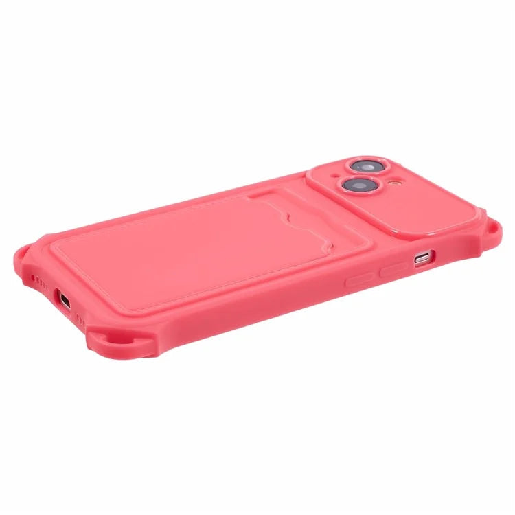 HRX Series for iPhone 13 Case Anti-drop TPU Phone Cover with Card Slot (Precise Cutout)
